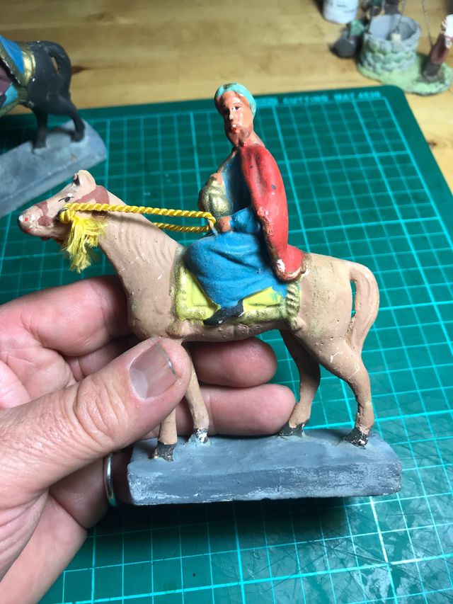 Tres reyes magos a caballo