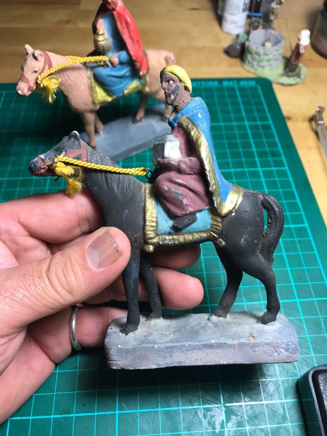 Tres reyes magos a caballo