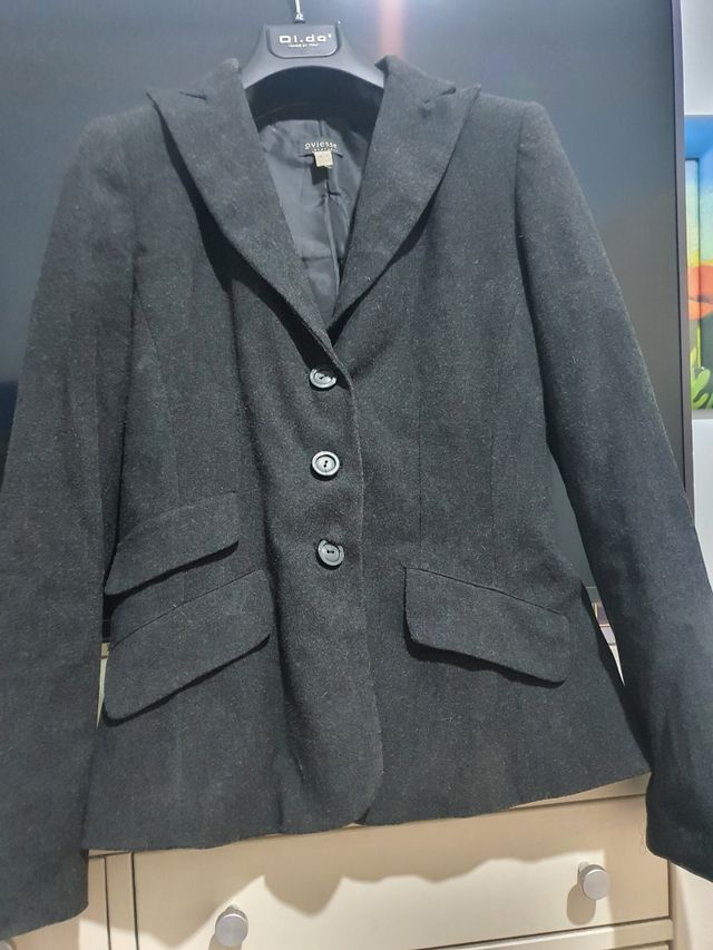 giacca tg 42 it grigia 3 bottoni vintage