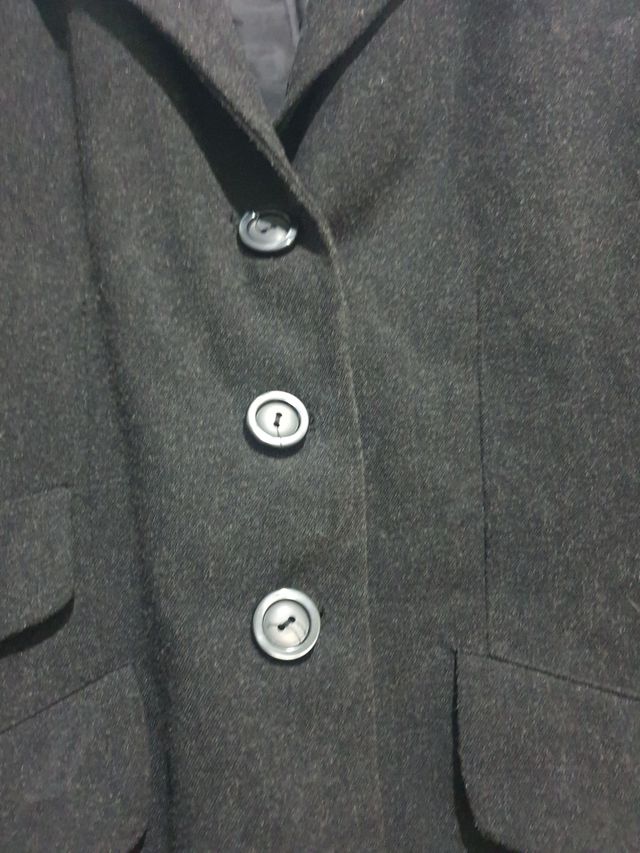giacca tg 42 it grigia 3 bottoni vintage