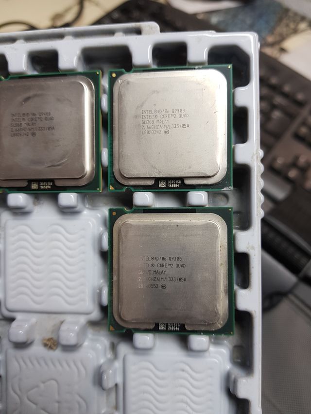 Varios cpu intel quad socket 775 cuatro nucleos