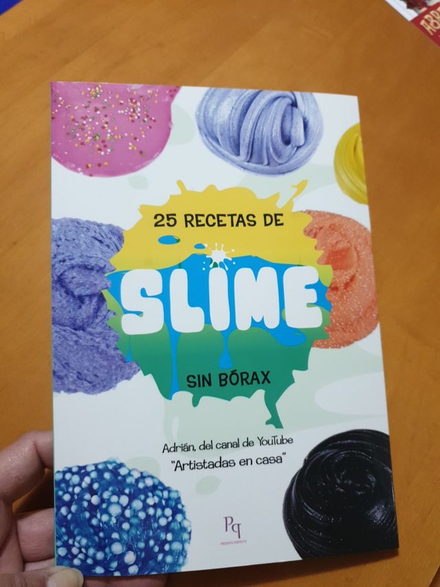 libro 25 recetas de Slime sin bórax
