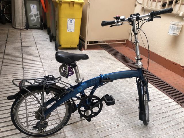 Bicicleta plegable fajón
