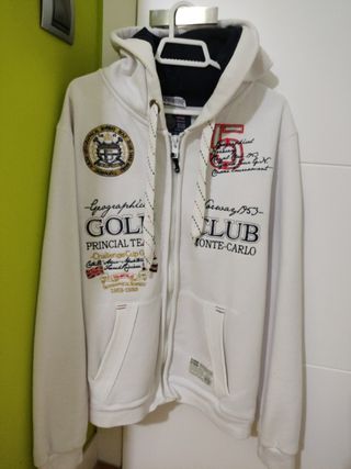 Sudadera Geographical Norway Blanca | BLANCA