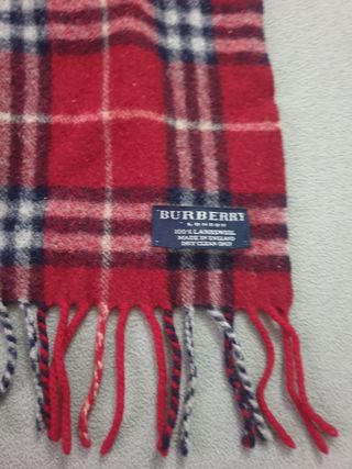 bufanda burberry wallapop