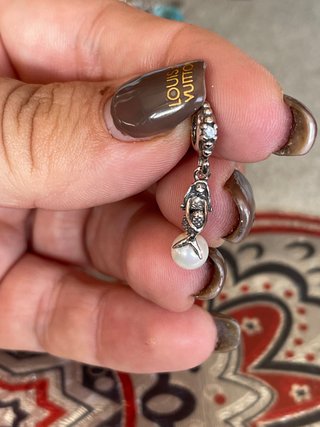 Abalorio de plata de ley 925