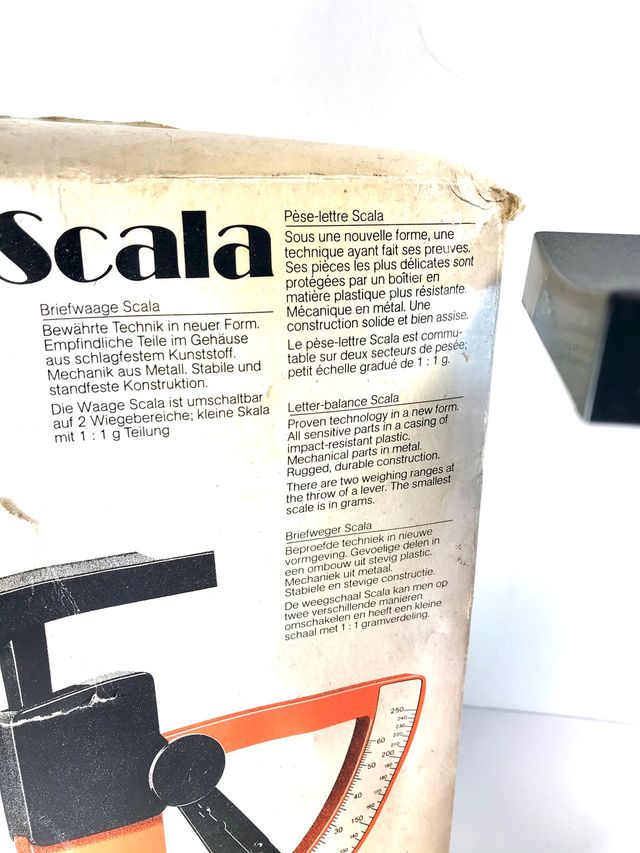 NUEVO Báscula vintage para correo Maul Germany 70s