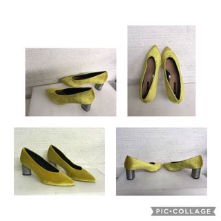 ZAPATOS SALÓN MANZANA/GRIS STRADIVARIUS T.38
