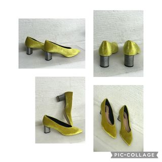 ZAPATOS SALÓN MANZANA/GRIS STRADIVARIUS T.38