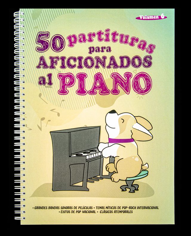 "50 Partituras Para Aficionados Al Piano" - VOL 6