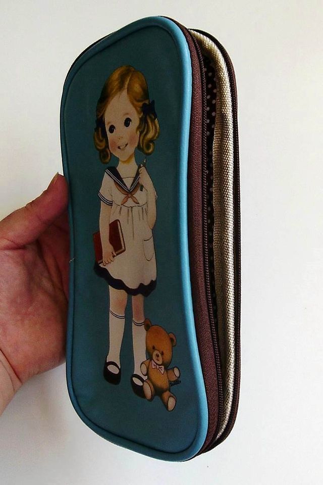 Estuche vintage de niña