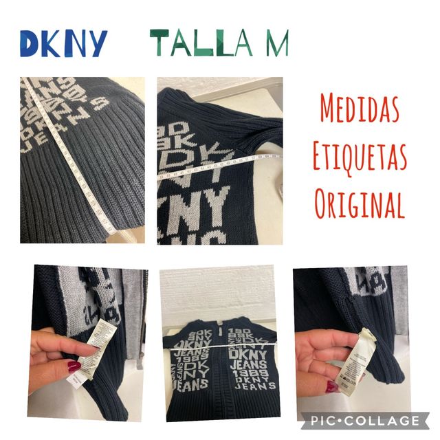 CHAQUETA DKNY CREMALLERA/CAPUCHA PUNTO T.M