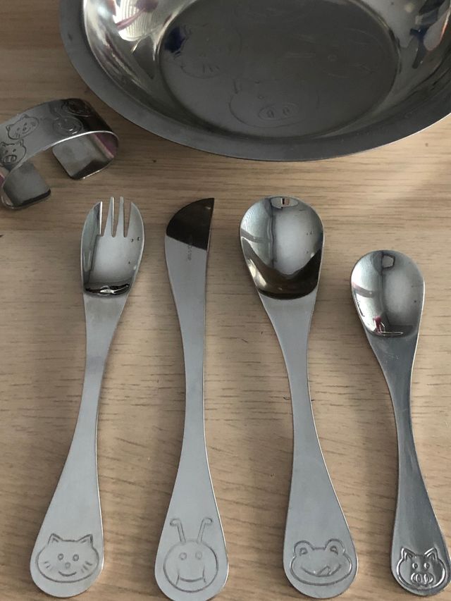 Set Plato y cubiertos infantil