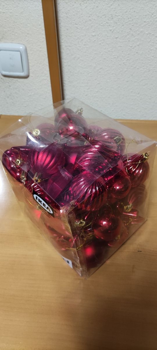 Adornos Navidad Rojo 52 Pz