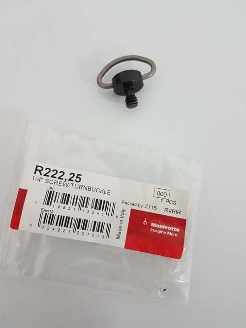 (Nuevo) Manfrotto R222,25 tornillo 1/4