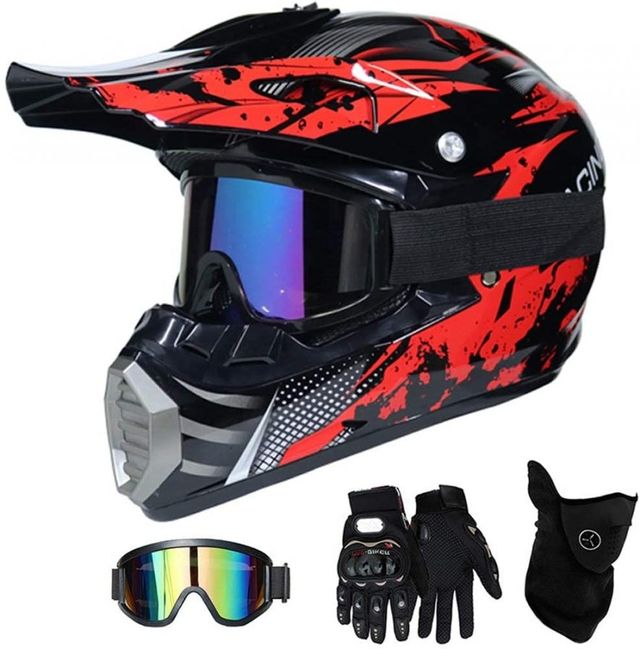 PITBIKE MOTOCROSS QUAD CASCOS PETOS GUANTES GAFAS