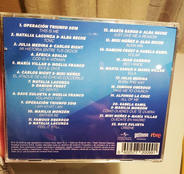 LO MEJOR DE OT 2018 (3 CDS)