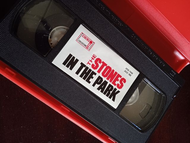 vhs rolling stones in the park concierto rock