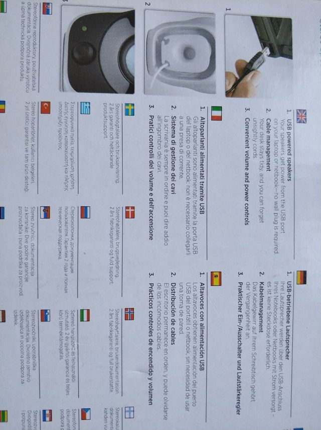 Altavoces Logitech Stereo Speakers 2.0 Z120 Nuevo