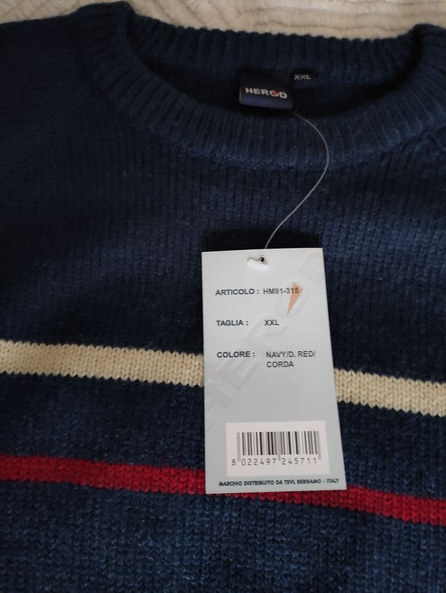 Maglione Herod uomo nuovo con etichette