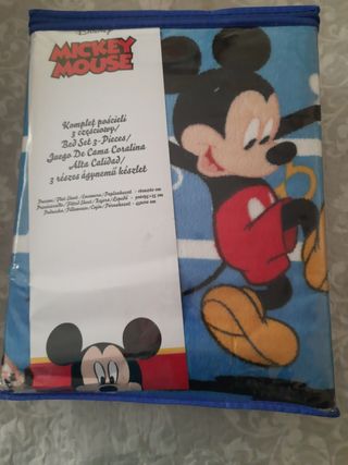 Sabanas Coralina Disney Mickey Mouse de segunda mano por 45 EUR en Cornellà  de Llobregat en WALLAPOP