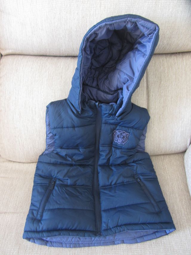 Chaleco reversible azul niño 7/8 años Corte Ingl