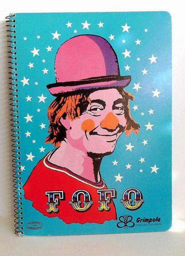 Antiguo cuaderno de Fofó