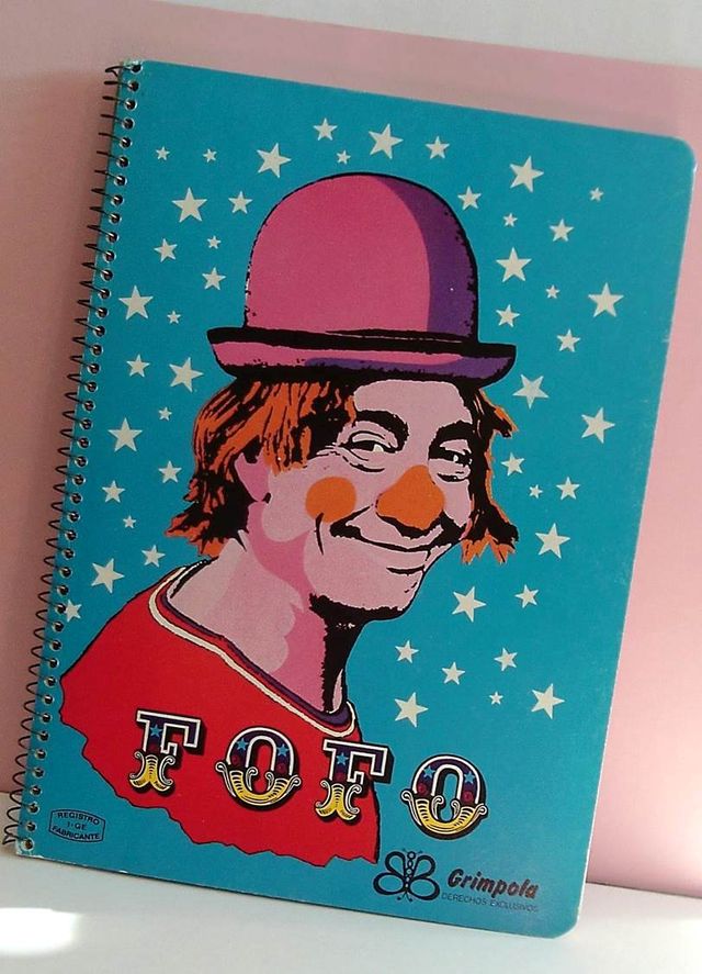 Antiguo cuaderno de Fofó