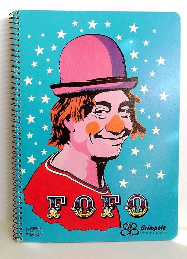 Antiguo cuaderno de Fofó