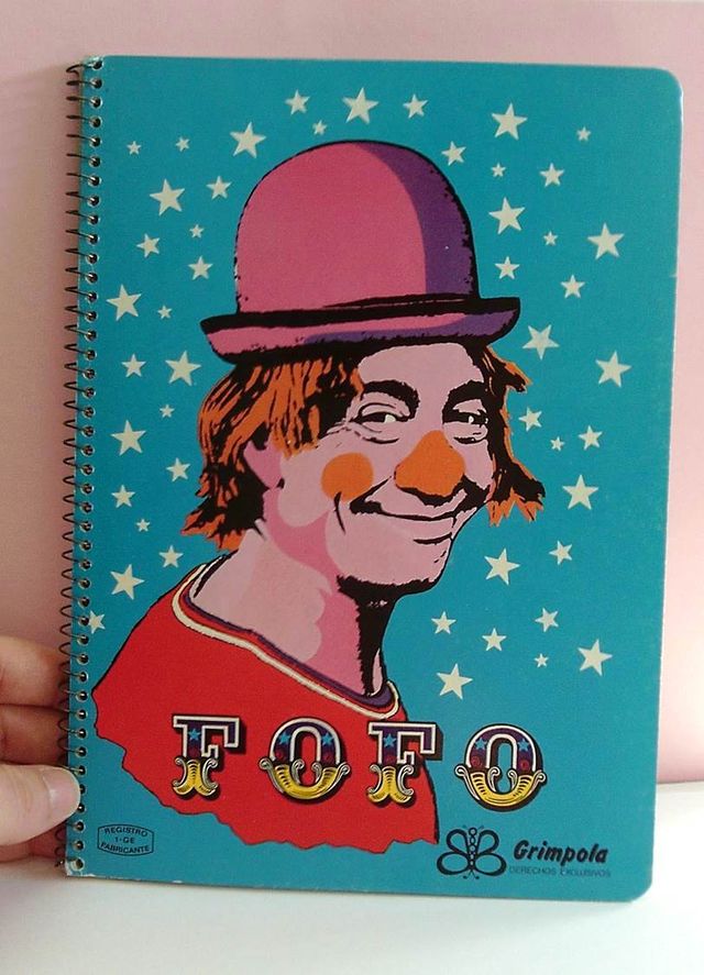 Antiguo cuaderno de Fofó