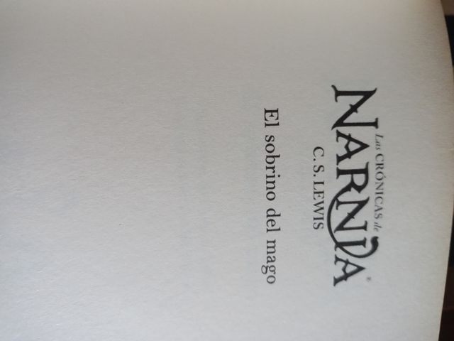 libro las crónicas de Narnia