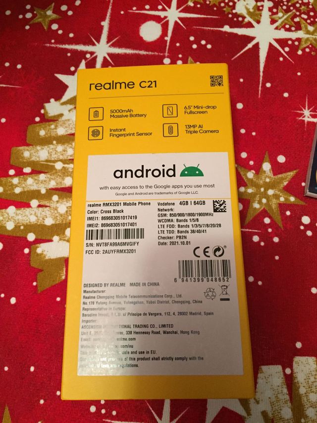 Movil Realme c21