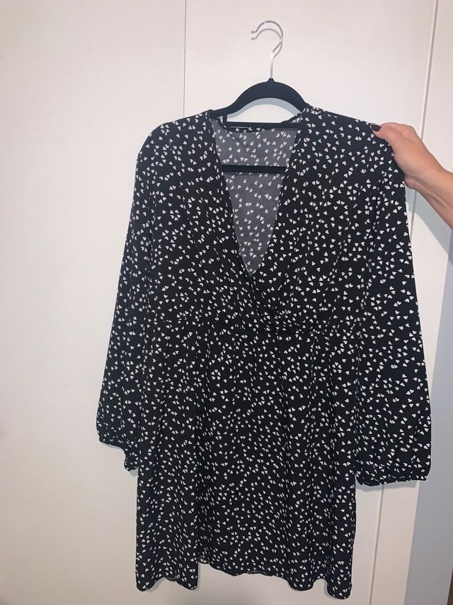 Vestido estampado con cinturón ajustable