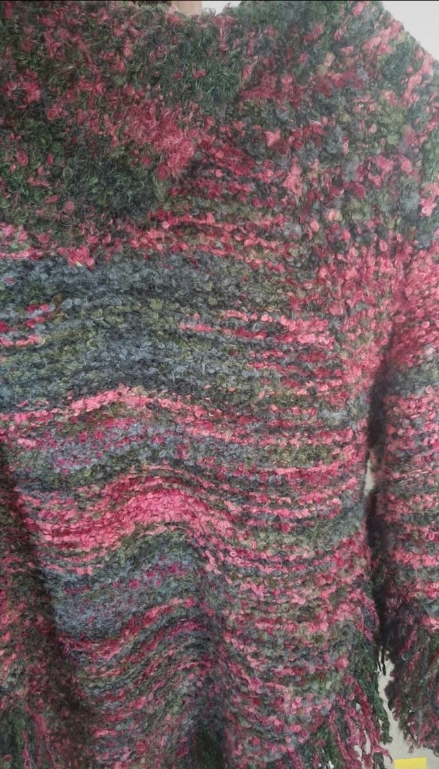 poncio fantasia con maniche