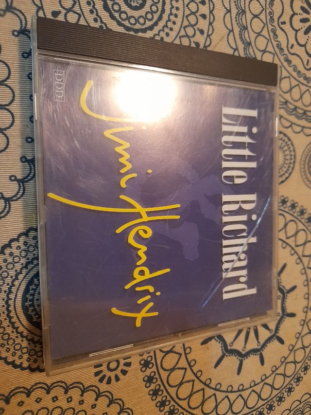 LITTLE RICHARD Y JIMI HENDRIX CD MUSICA