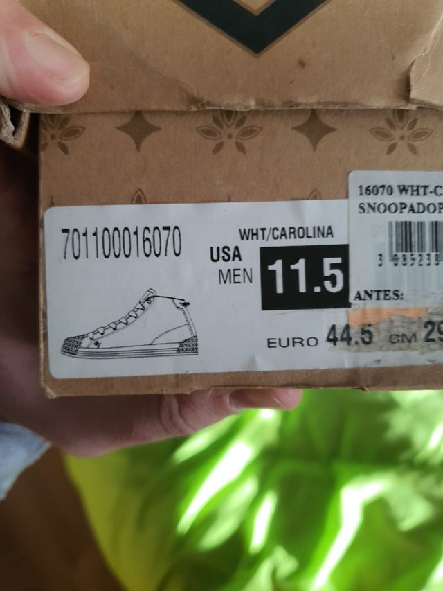 ZAPATILLAS SNOOP DOGG Talla 46 AÑO 2005