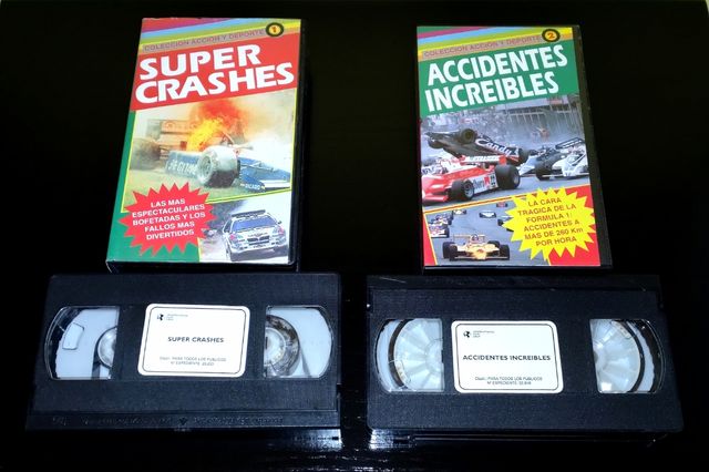 2 VHS Fórmula 1 Vintage