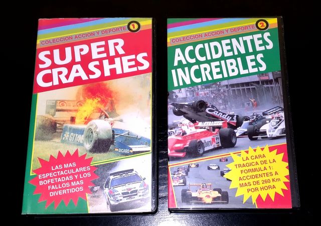 2 VHS Fórmula 1 Vintage