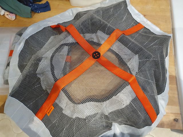 cadenas nieve de tela