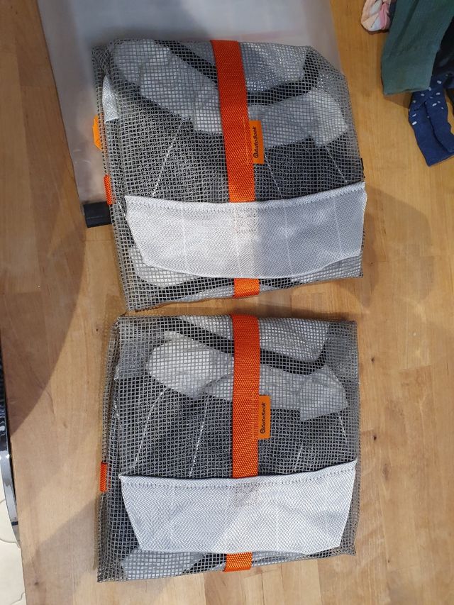 cadenas nieve de tela