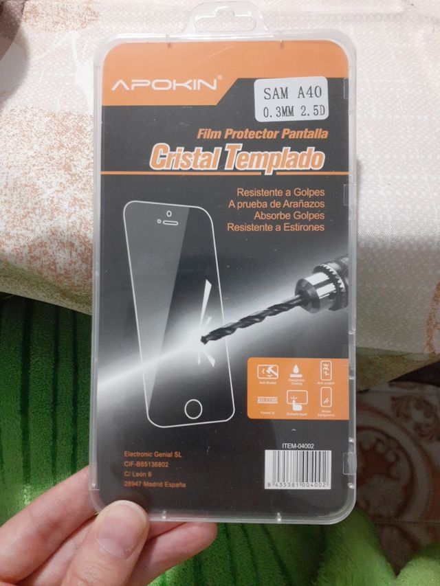 Cristal Templado Samsung a40