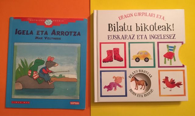 "Bilatu bikoteak"  eta " Igela eta arrotza"