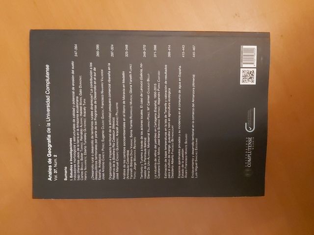 Anales de Geografía de la Universidad Complutense