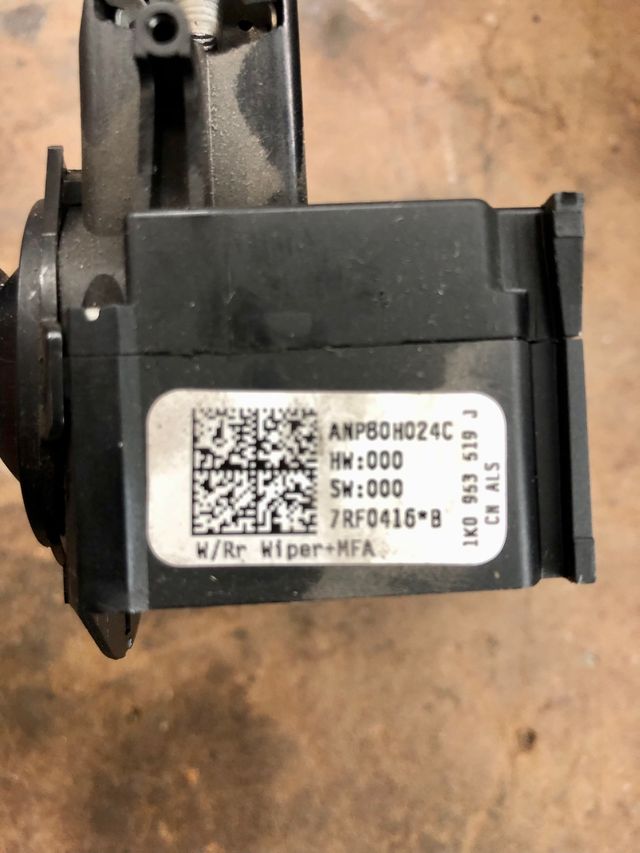 Conmutador en columna de direccion