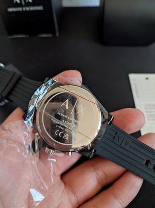 reloj armani exchange negro