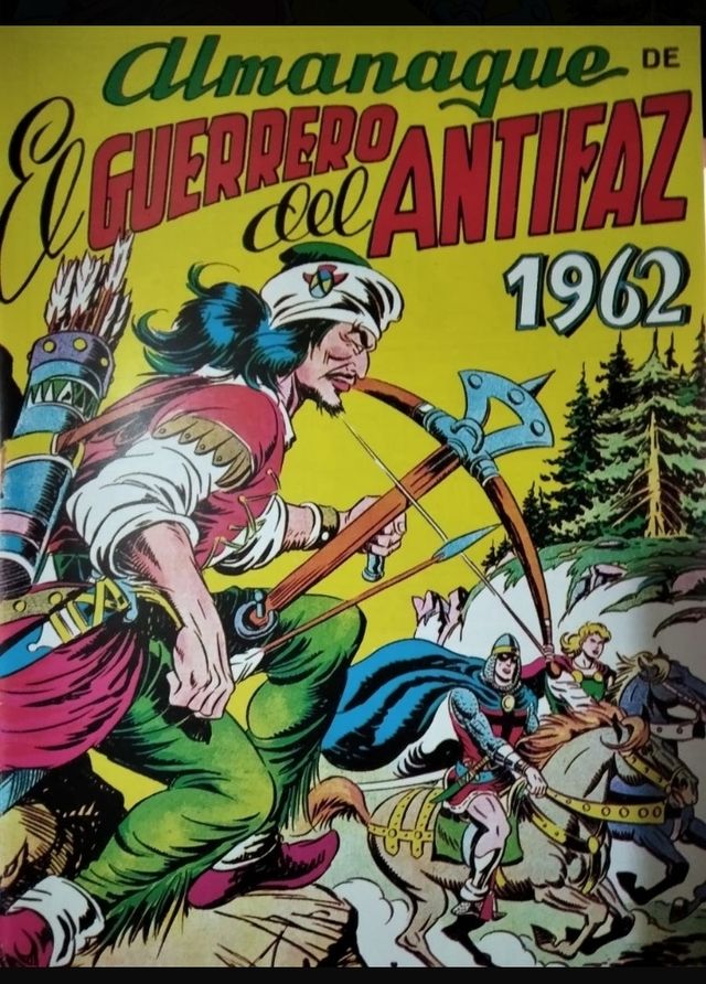 facsímil almanaque 1962 EL GUERRERO DEL ANTIFAZ