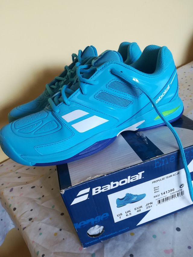 ZAPATILLAS N40 A ESTRENAR BABOLAT BLUE TENIS/PADEL