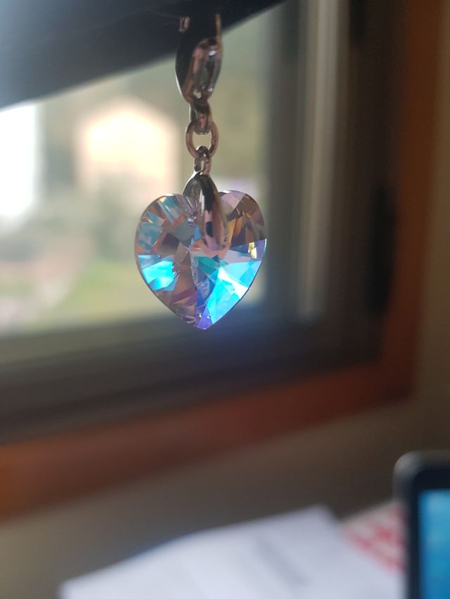 Colgante Swarovski corazón. Nuevo