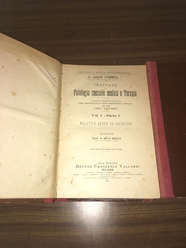 Libri di Patologia medica e Anatomia 1924/28