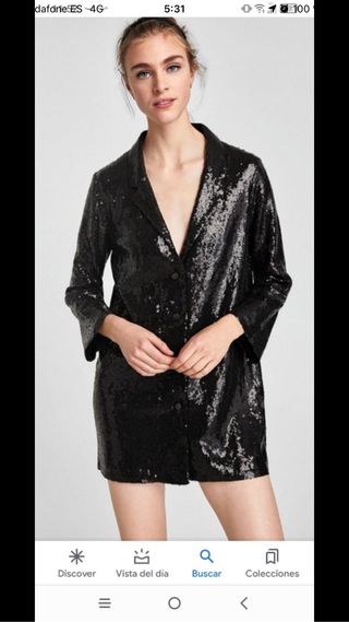 blusas lentejuelas zara